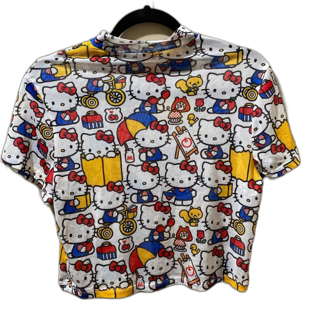 Hello-kitty Women's multi Crop-top